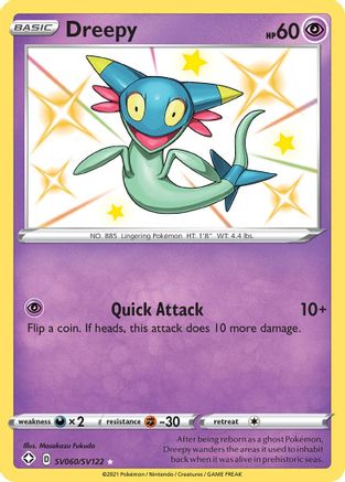 Dreepy SV060/SV122 - Shining Fates Shiny Vault Holofoil
