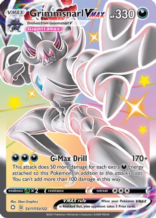 Grimmsnarl VMAX SV117/SV122 - Shining Fates Shiny Vault Holofoil