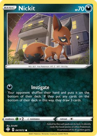 Nickit 047/072 - Shining Fates