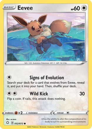 Eevee 052/072 - Shining Fates