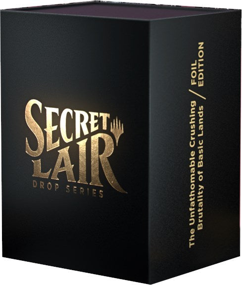 Secret Lair Drop: The Unfathomable Crushing Brutality of Basic Lands - Traditional Foil Edition [SLD]