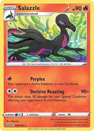 Salazzle 028/163 - SWSH05 Battle Styles