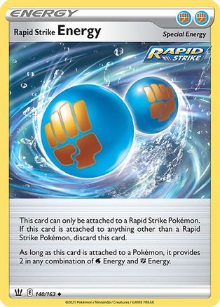 Rapid Strike Energy 140/163 - SWSH05 Battle Styles Reverse Holofoil