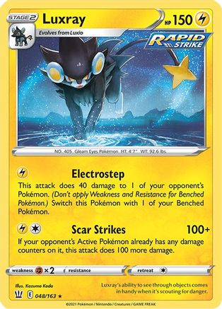Luxray 048/163 - SWSH05 Battle Styles Holofoil