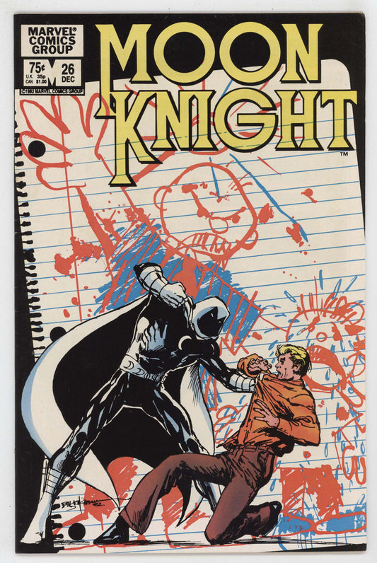 Moon Knight 26 Marvel 1982 NM- 9.2 Bill Sienkiewicz Doug Moench