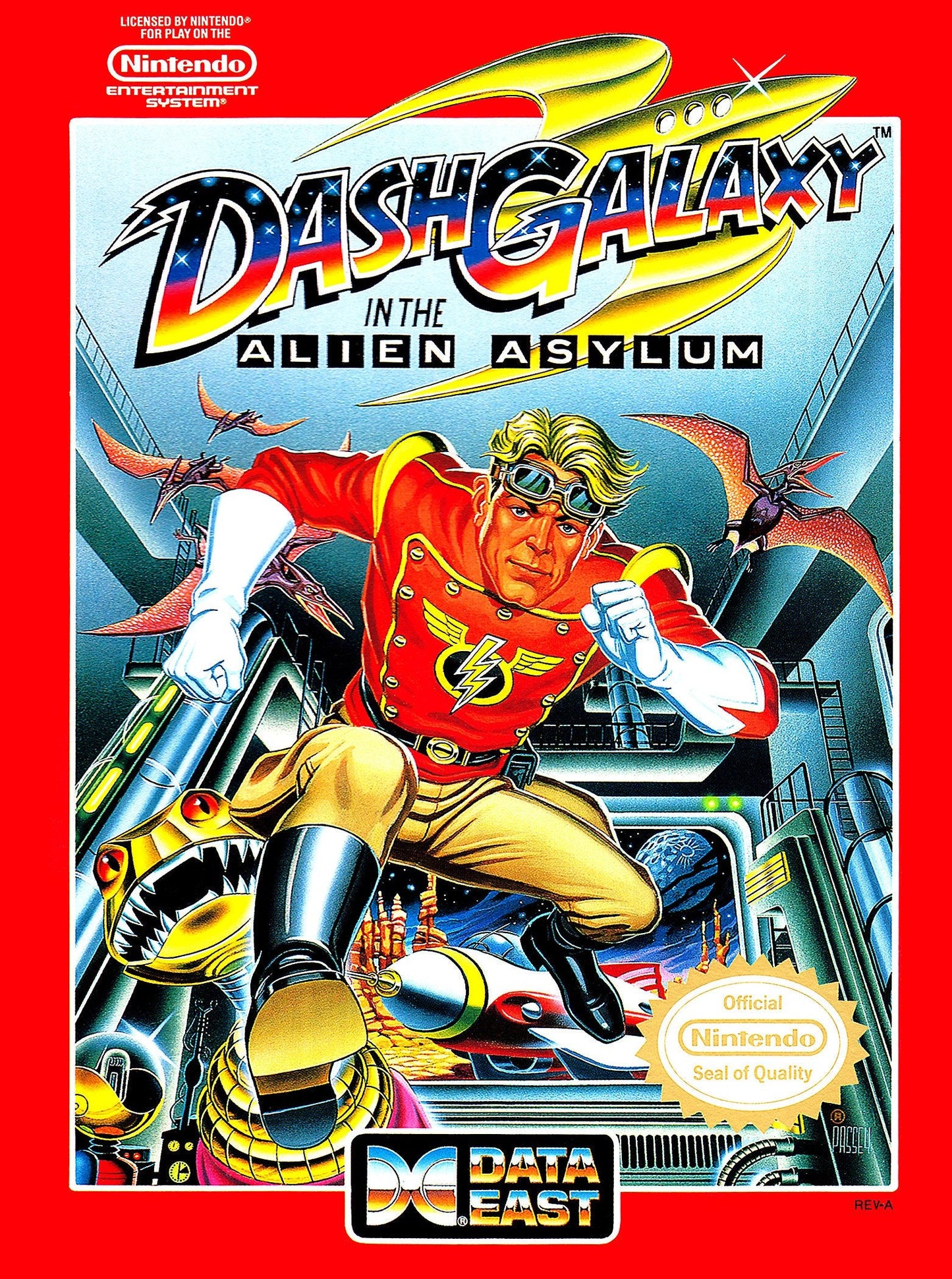 Dash Galaxy in the Alien Asylum (Nintendo NES)