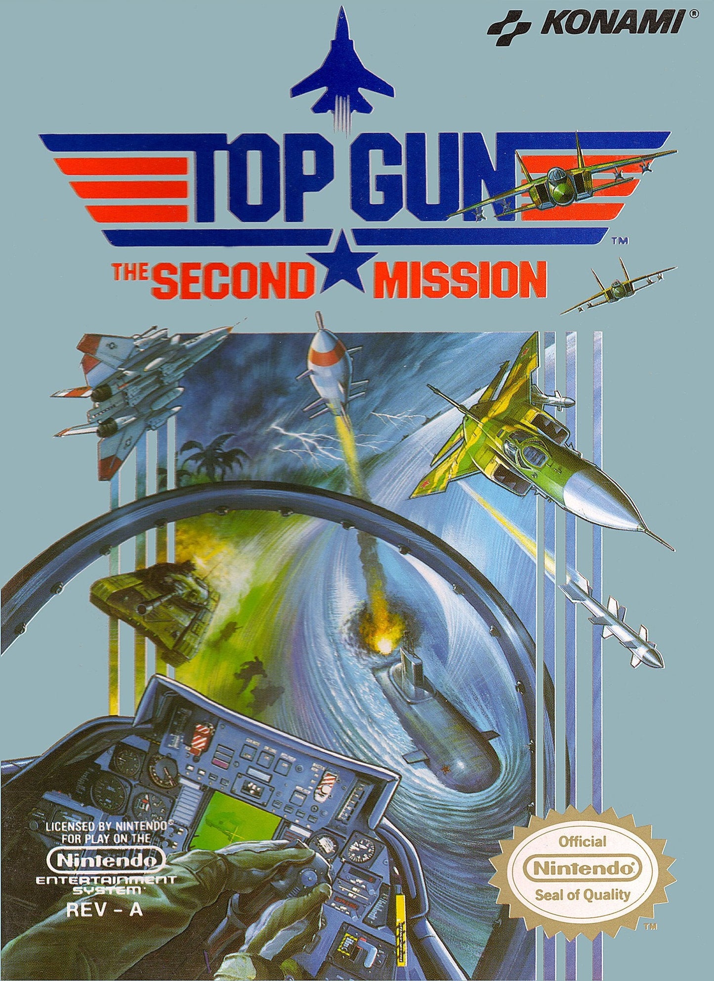 Top Gun The Second Mission (Nintendo NES)