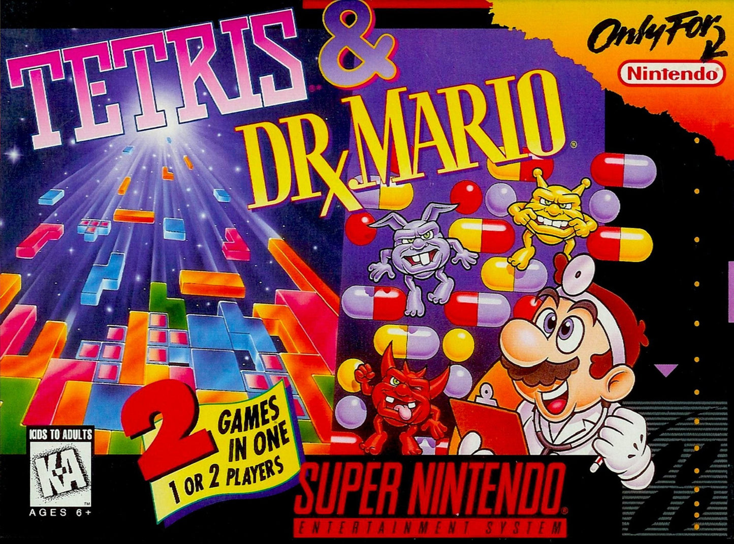 Tetris & Dr. Mario (Super Nintendo)