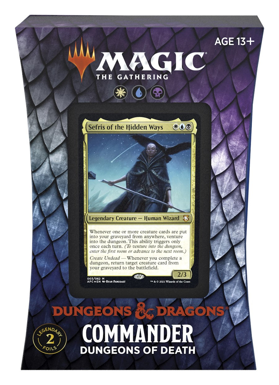 Adventures in the Forgotten Realms - Dungeons of Death Commander Deck [AFC]