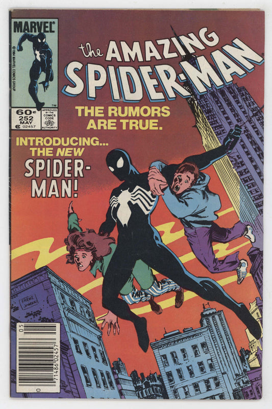 Amazing Spider-Man 252 Marvel 1984 VG FN 1st Black Costume Venom Secret Wars