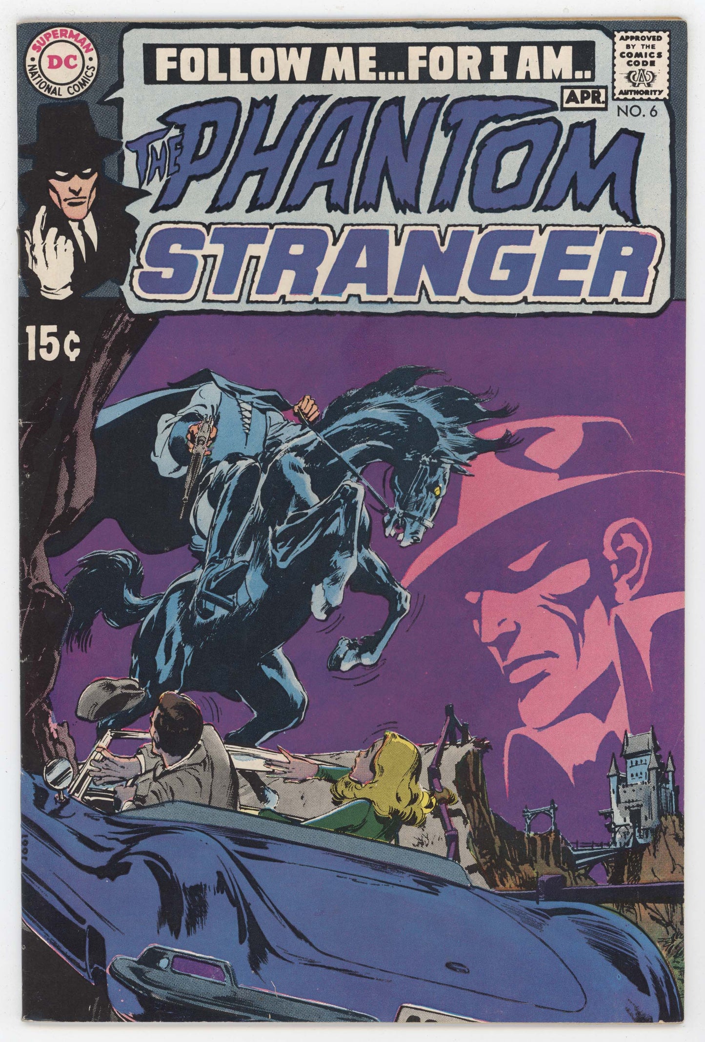 Phantom Stranger 6 DC 1970 FN VF Neal Adams No 13th Street Headless Horseman