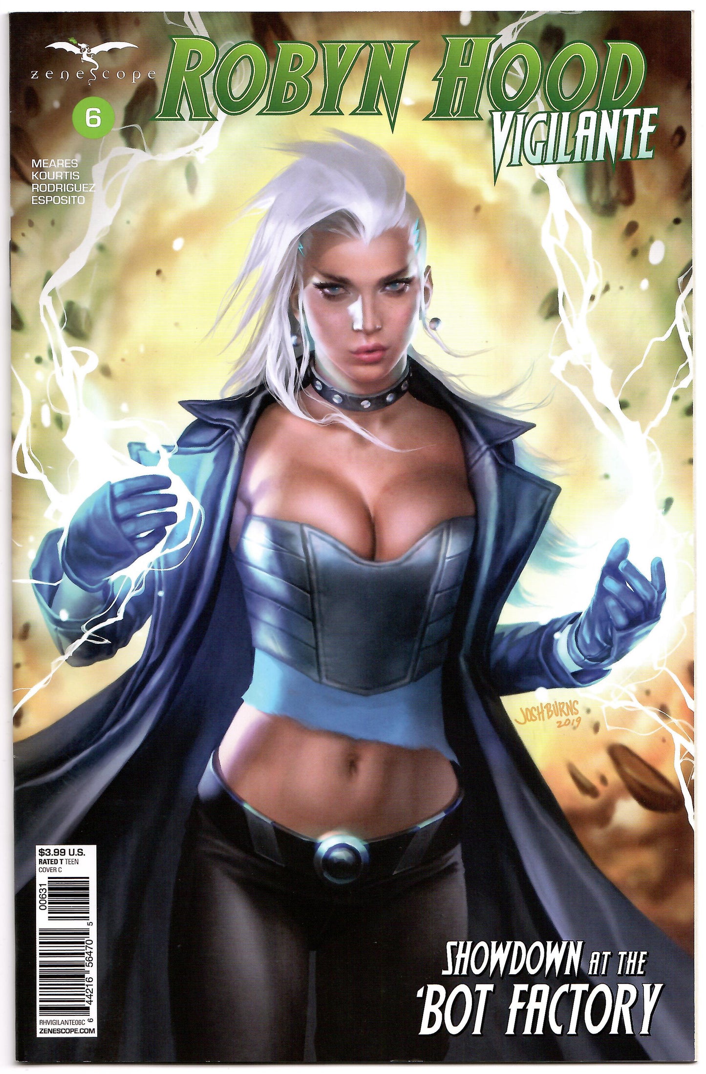 Robyn Hood Vigilante #6 (Of 6) C Josh Burns GGA Variant (04/08/2020) Zenescope
