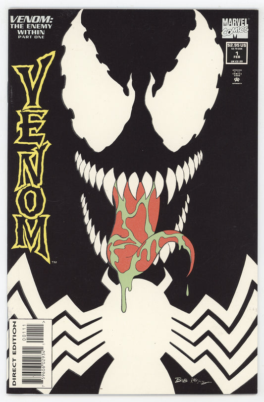 Venom Enemy Within 1 Marvel 1994 NM Bob McLeod Bruce Jones Morbius Glow