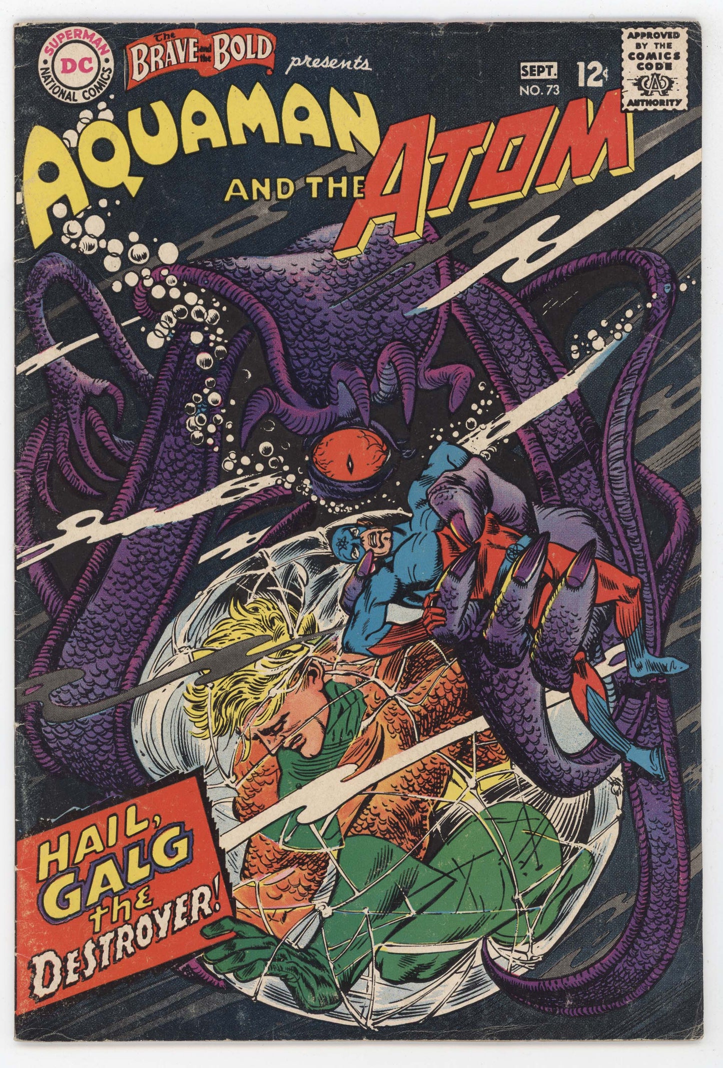 Brave And The Bold 73 DC 1967 FN Carmine Infantino Aquaman Atom