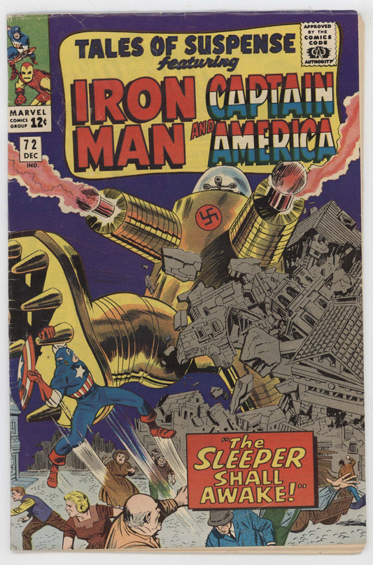 Tales Of Suspense 72 Marvel 1965 FN Iron Man Captain America Stan Lee