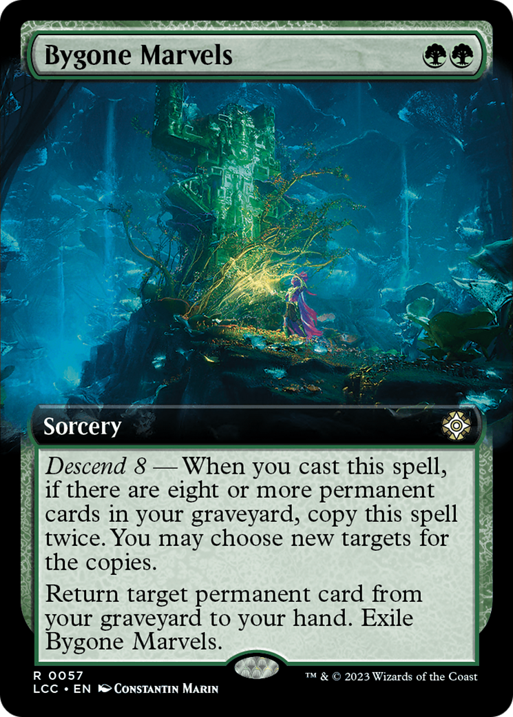 Bygone Marvels (LCC-057) - The Lost Caverns of Ixalan Commander: (Extended Art)