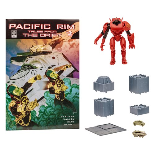 McFarlane Toys Pacific Rim Jaeger Wave 1 4-Inch Scale Action Figure with Comic Book - Choose a Figure