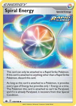 Spiral Energy 159/198 - SWSH06 Chilling Reign Reverse Holofoil