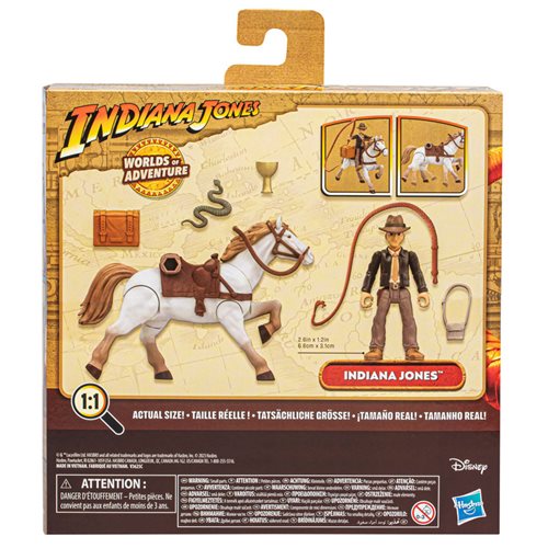 Indiana Jones Worlds of Adventure Indiana Jones with Horse Action Figure Set