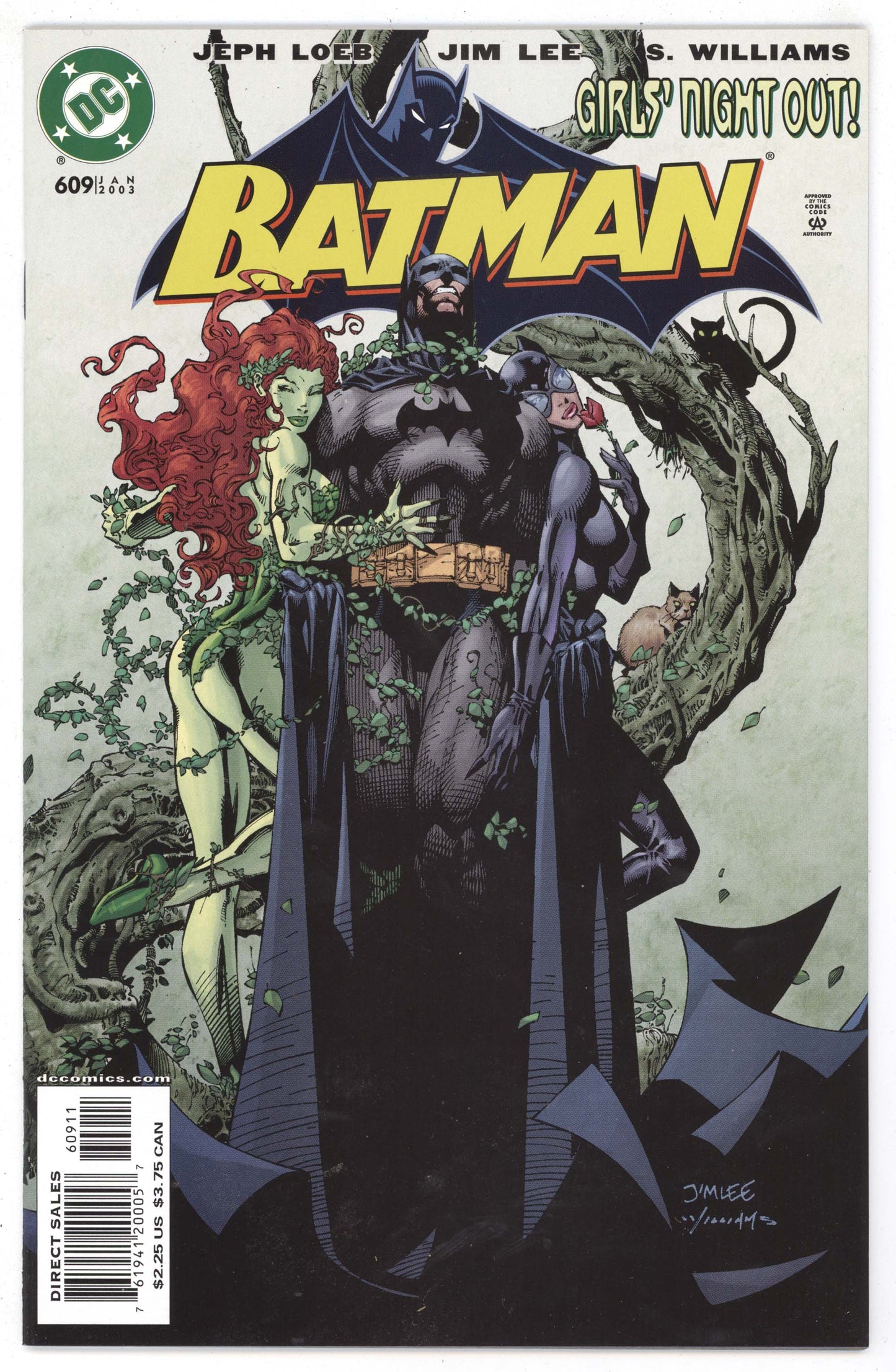 Batman 609 DC 2002 NM- 9.2 Jim Lee Jeph Loeb Hush Poison Ivy