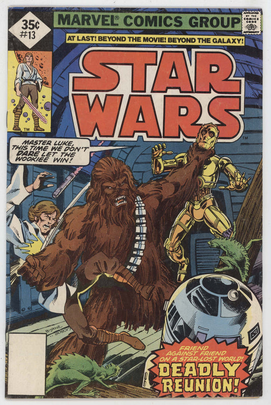 Star Wars 13 Marvel 1978 FN VF Whitman Luke Skywalker C-3PO R2-D2
