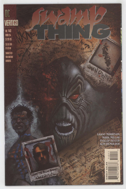 Swamp Thing 140 DC 1994 NM Grant Morrison Mark Millar John Mueller