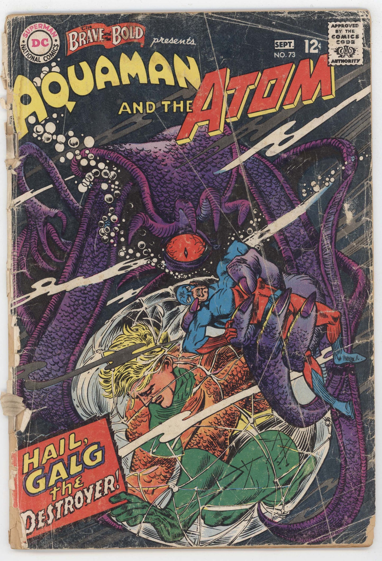 Brave And The Bold 73 DC 1967 FR GD Carmine Infantino Aquaman Atom