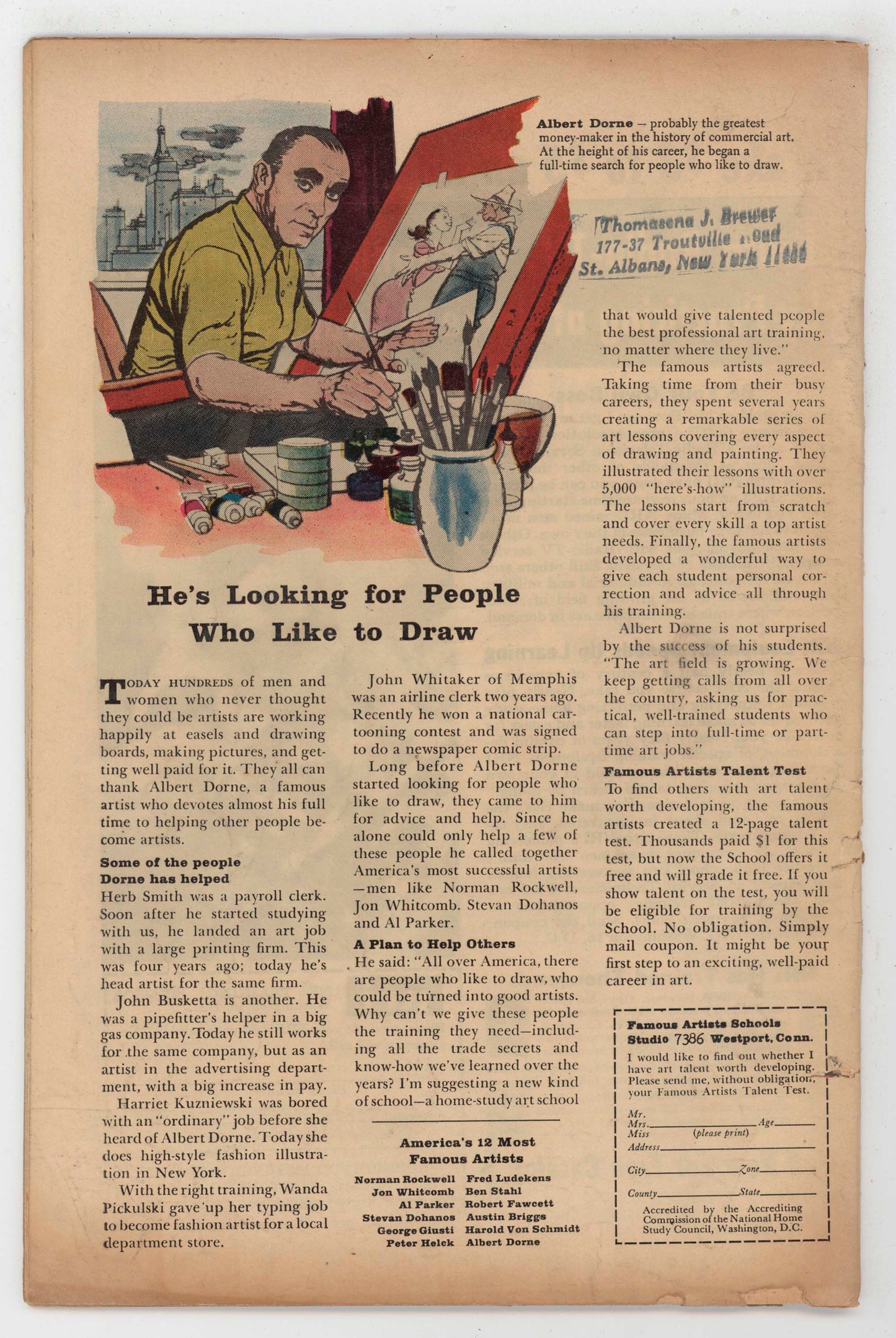 Tales To Astonish 61 Marvel 1964 VG Giant-Man Hulk 1st Glenn Talbot