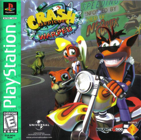 Crash Bandicoot Warped (Greatest Hits) (Playstation)