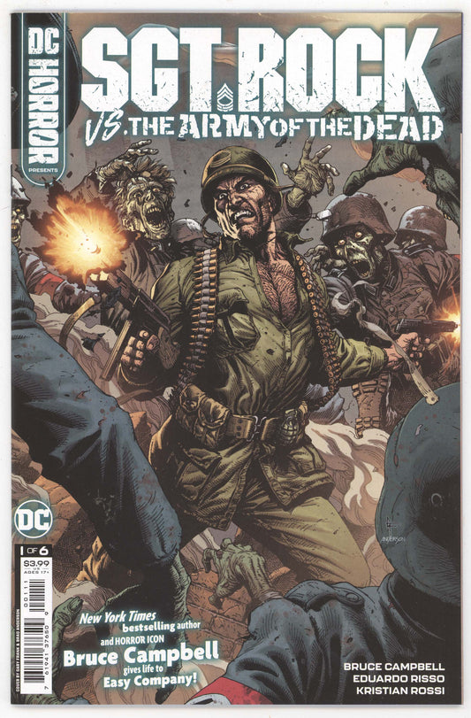 Dc Horror Presents Sgt Rock Vs The Army Of The Dead #1 (Of 6) A Gary Frank Bruce Campbell (Mr) (09/27/2022) Dc