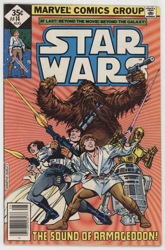 Star Wars 14 Marvel 1978 FN Whitman Luke Skywalker C-3PO R2-D2