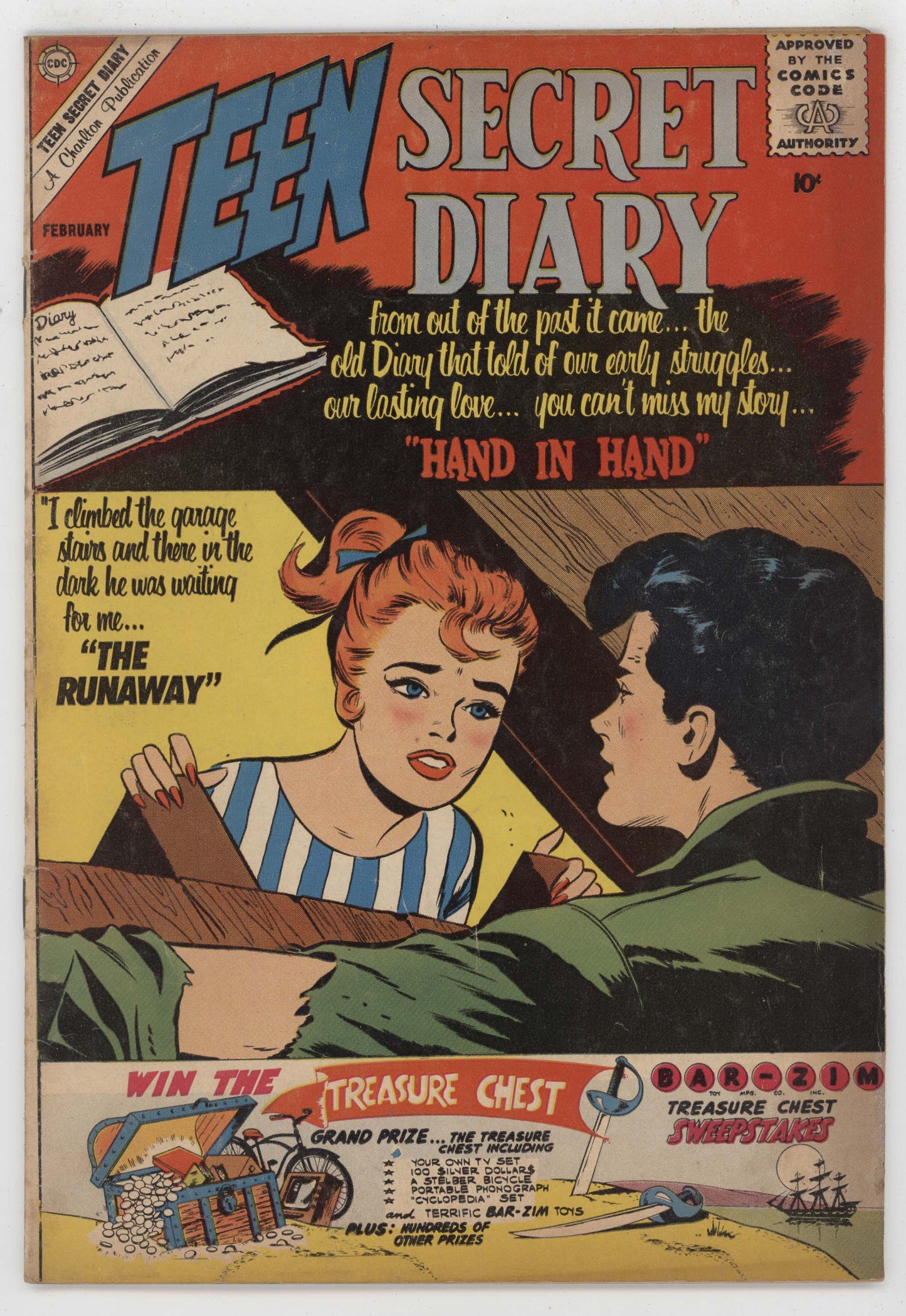 Teen Secret Diary 9 Charlton 1961 VG FN Joe Sinnott