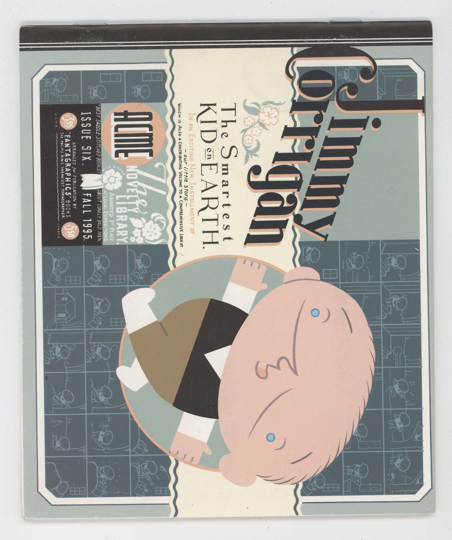 Acme Novelty Library 6 Fantagraphics 1995 NM 2nd Print Chris Ware