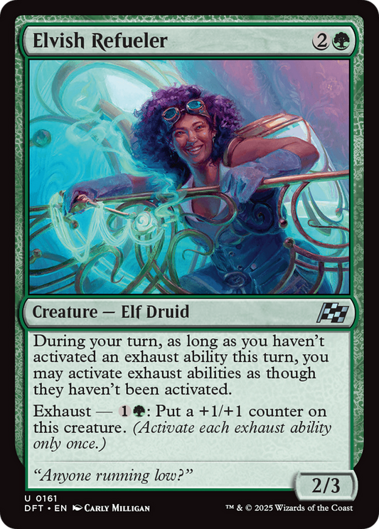 Elvish Refueler (DFT-161) - Aetherdrift Foil