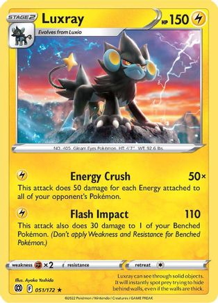 Luxray 051/172 - SWSH09 Brilliant Stars