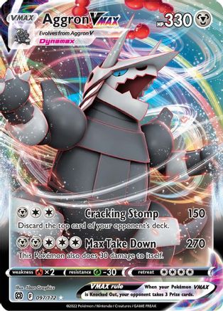 Aggron VMAX 097/172 - SWSH09 Brilliant Stars Holofoil