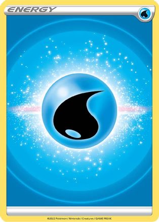 WaterEnergy (2022 Unnumbered)  - SWSH09 Brilliant Stars Reverse Holofoil - Golden Apple Comics