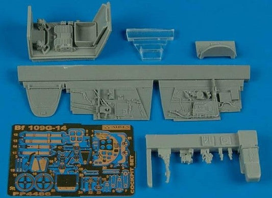 Aires 4486 1/48 Bf109G14 Cockpit Set For ACY