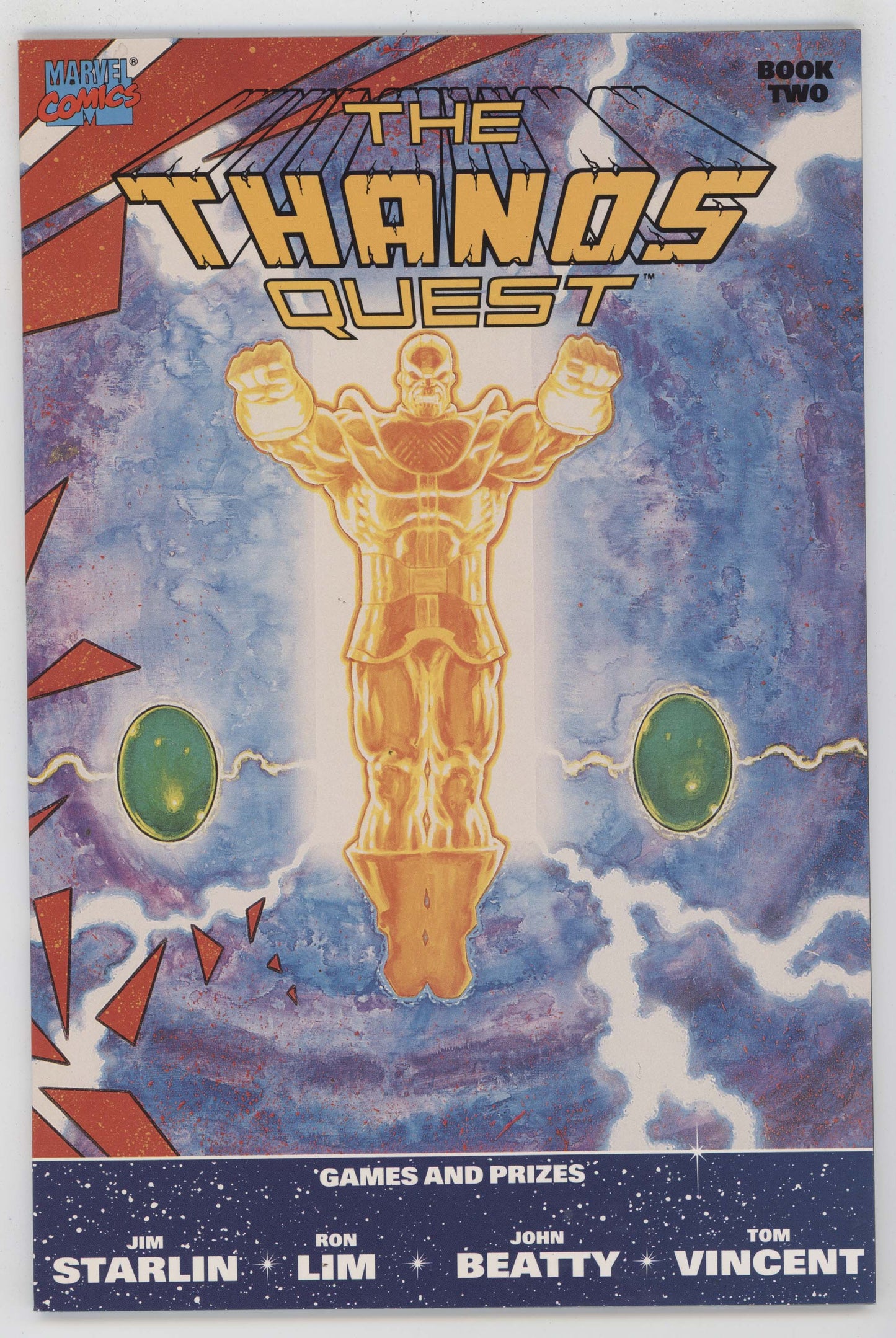 Thanos Quest 2 Marvel 1990 NM+ 9.6 2nd Jim Starlin Ron Lim Infinity Gauntlet