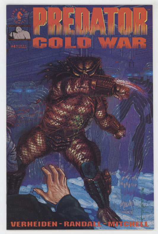 Predator Cold War 4 Dark Horse 1991 NM+ 9.6 Mark Verheiden Ron Randall Movie