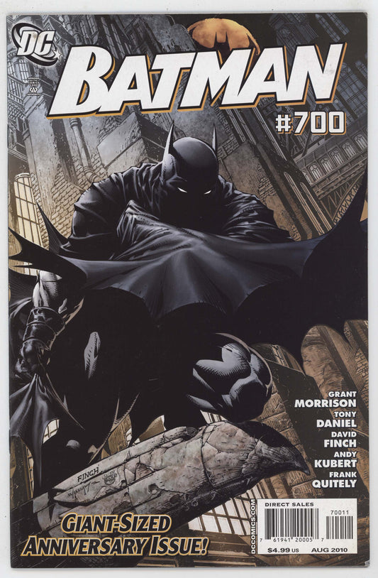 Batman 700 A DC 2010 VF David Finch Grant Morrison Damian Wayne