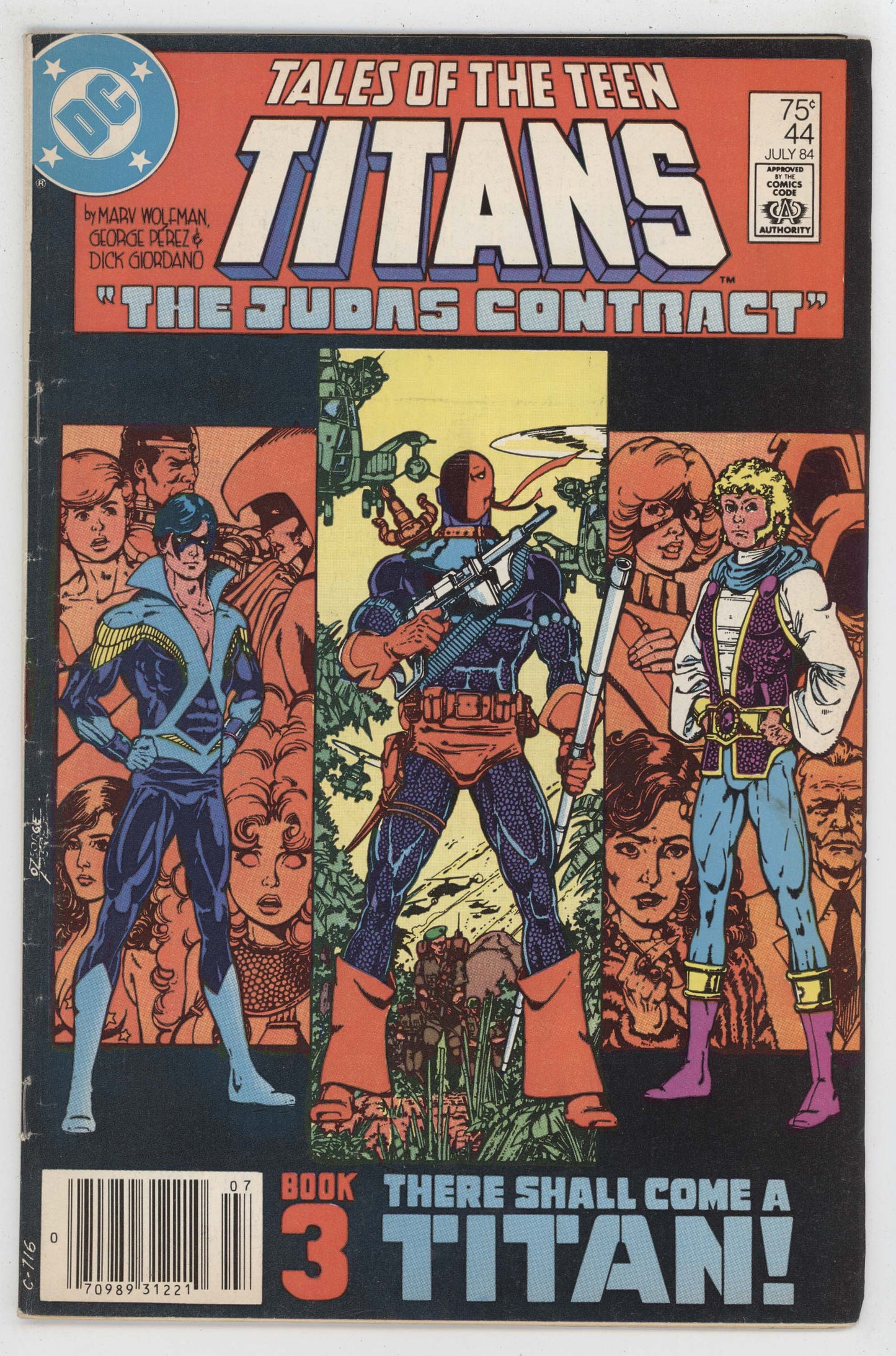 Tales Of The Teen Titans 44 DC 1984 FN VF 1st Nightwing Deathstroke Newsstand