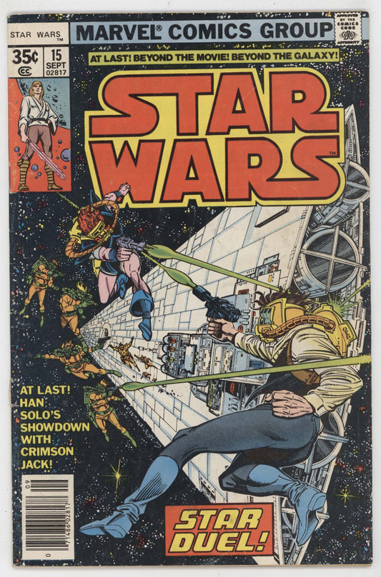 Star Wars 15 Marvel 1978 GD VG Han Solo Destroyer Luke Skywalker Chewbacca