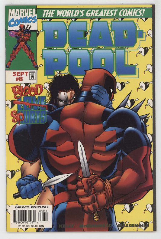 Deadpool 8 Marvel 1997 NM Joe Kelly Ed McGuinness Typhoid Mary