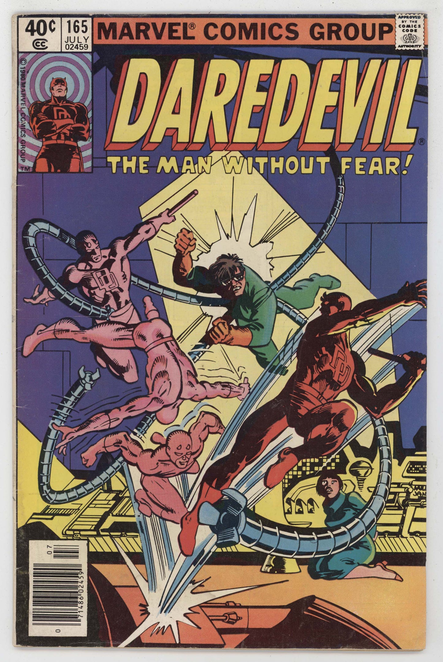 Daredevil 165 Marvel 1980 VG Frank Miller Doctor Octopus Black Widow Newsstand