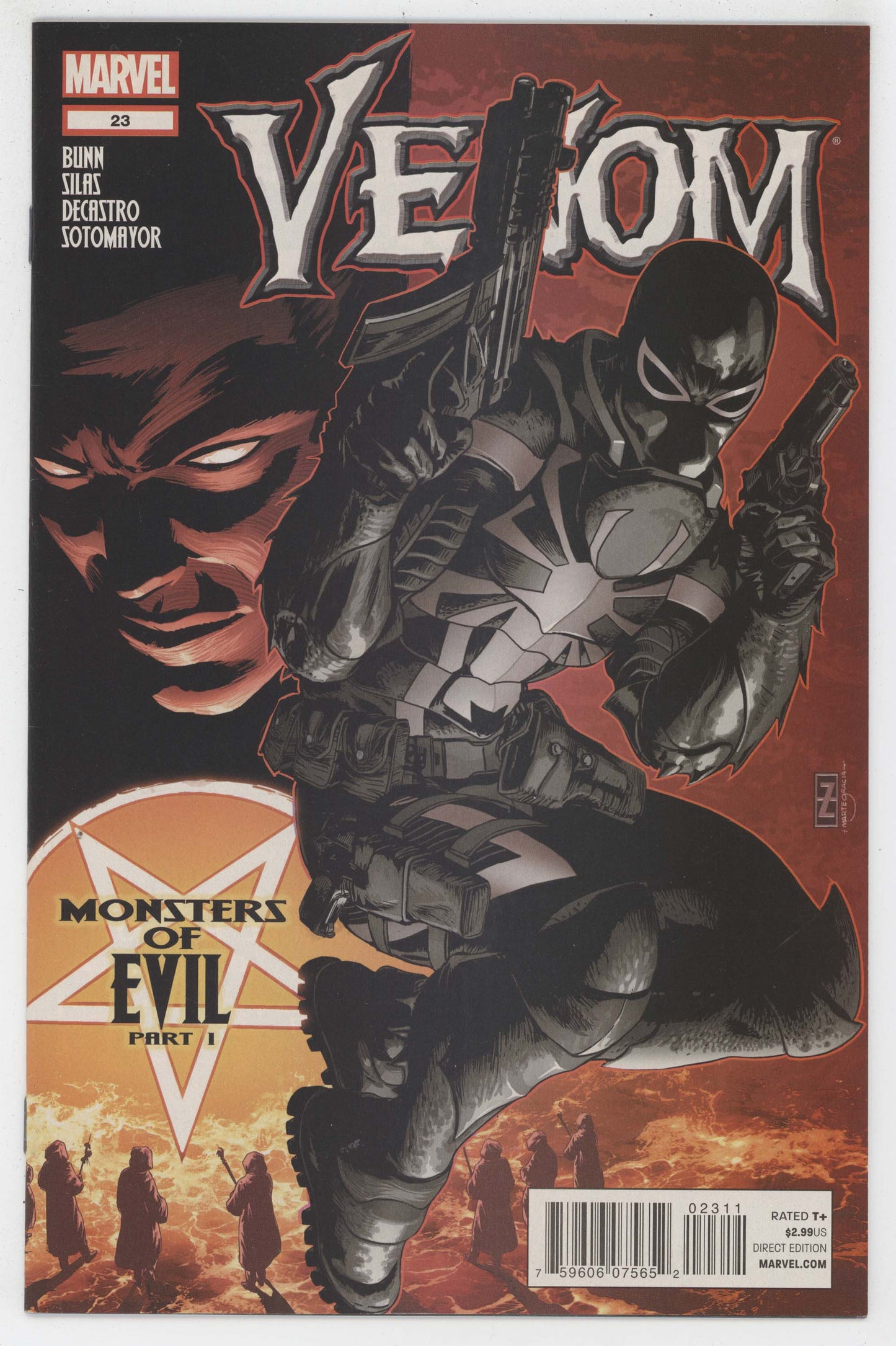 Venom 23 A Marvel 2012 VF NM Patrick Zircher Cullen Bunn