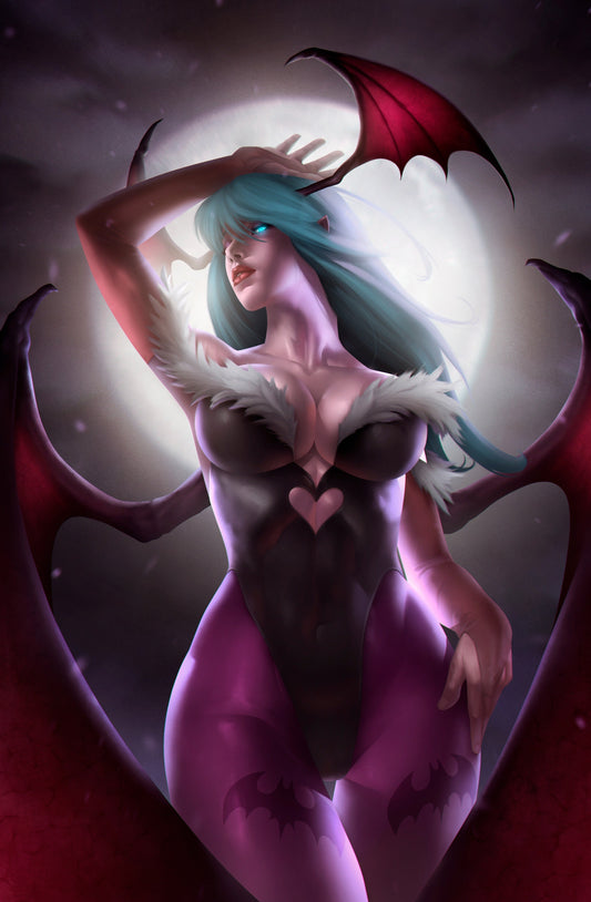 DARKSTALKERS MORRIGAN #1 SSCO GASTON ZUBELDIA MORRIGAN VIRGIN VARIANT 2022