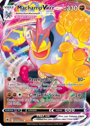 Machamp VMAX 073/189 - SWSH10 Astral Radiance Holofoil
