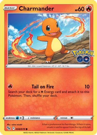 Charmander 008/078 - Pokemon GO