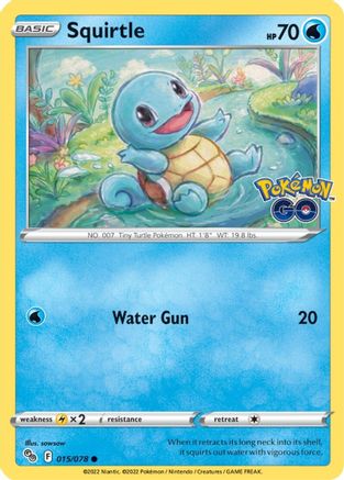 Squirtle 015/078 - Pokemon GO
